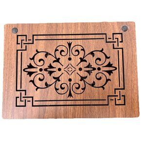 Premium Wood Tea /Button Storage Box Organizer Divider Brown Eco-Friendly